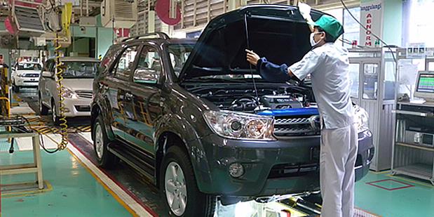 Toyota memiliki kapasitas produksi mencapai sekitar satu juta unit per tahun