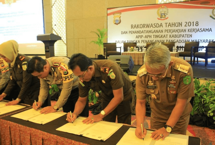 Perjanjian Kerjasama APIP - APH Kabupaten